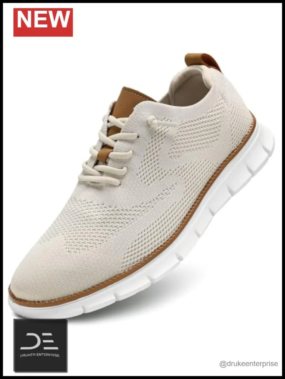 Men's Mesh Oxfords Business Walking Sneakers Memory Foam Lightweight